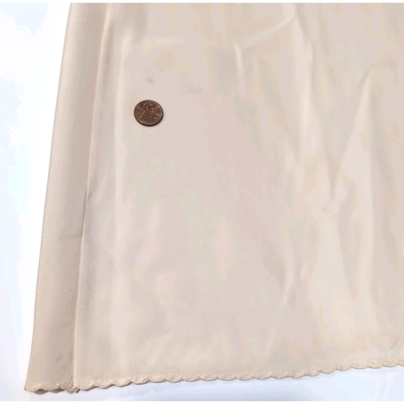 Nordstrom Half Slip 25 Inch Womens VTG Sz M (XXS-S Today) Beige Dress Skirt READ - Picture 6 of 13